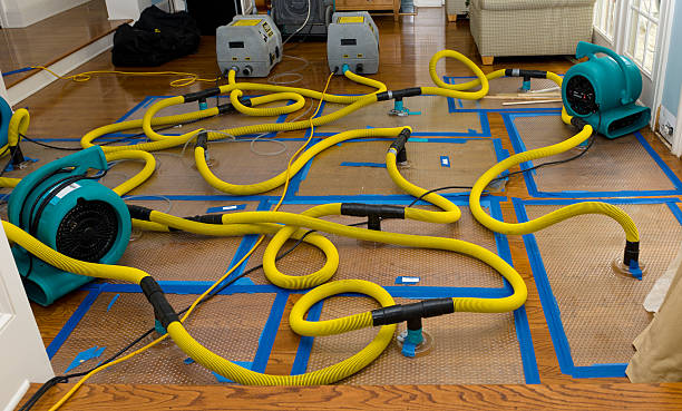 Professional Burst Pipe Water Damage technician working in Caddo, OK